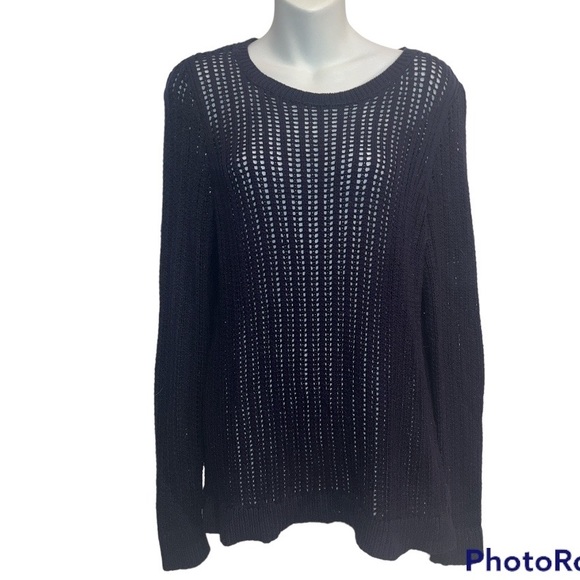 Talbots Sweaters - Talbots Cotton Sweater. Size medium Navy Blue